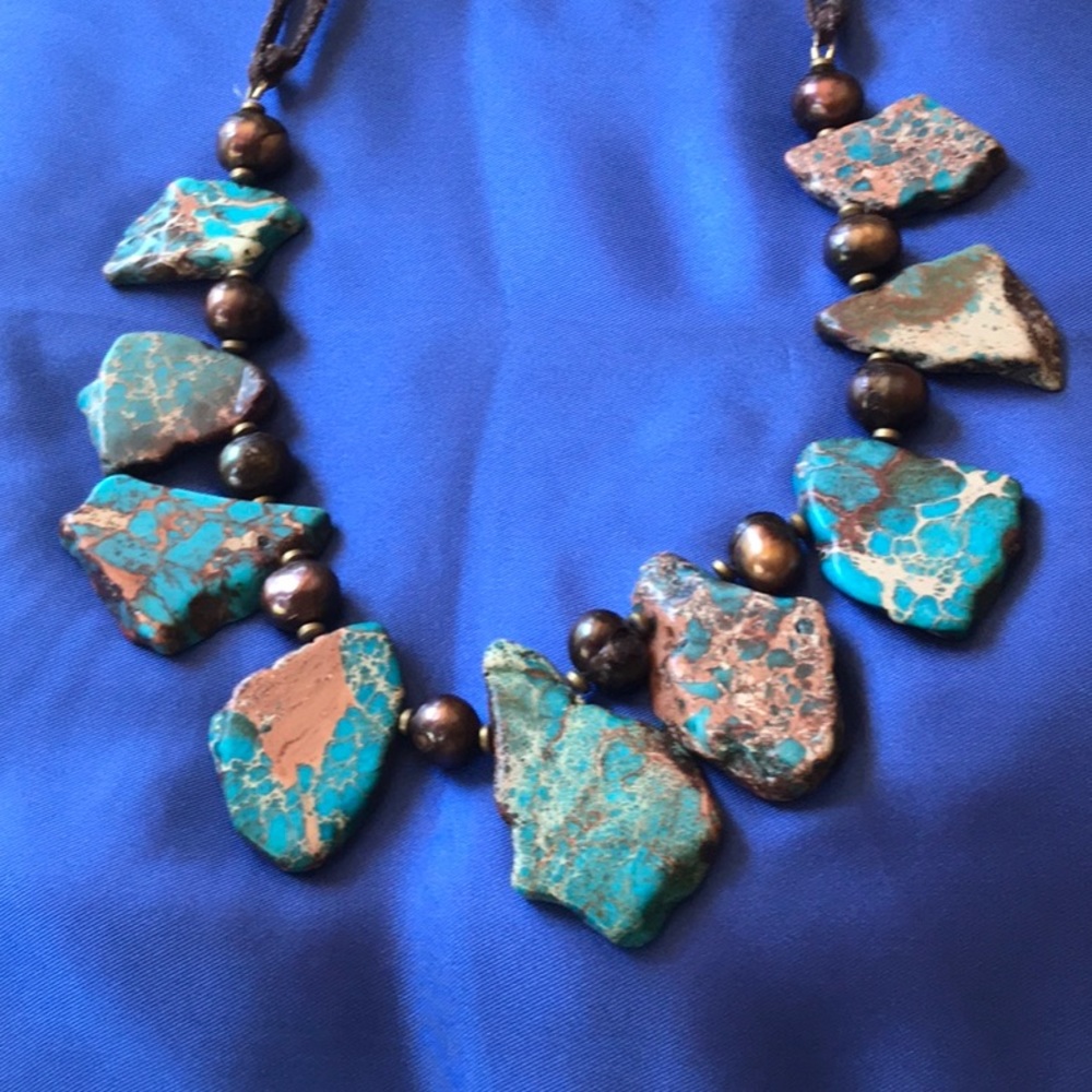 Blue Jasper Necklace
